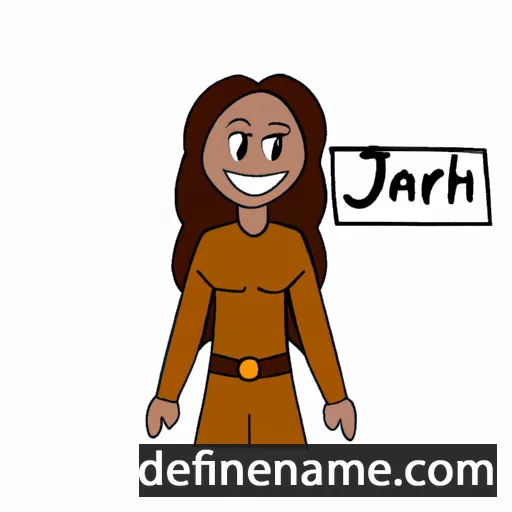 cartoon of the name Jarah