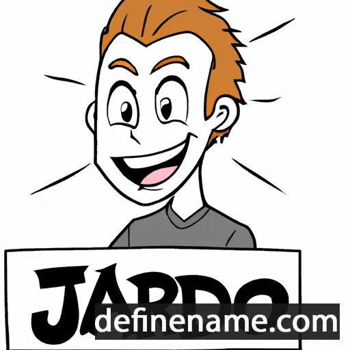 cartoon of the name Jared