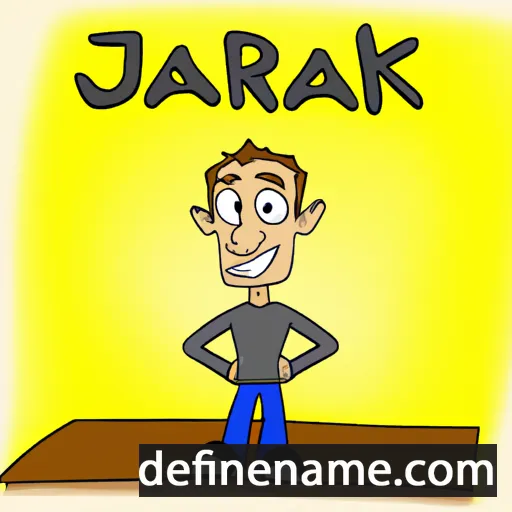 cartoon of the name Jarek