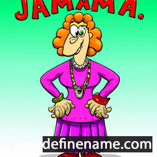 cartoon of the name Jarmila