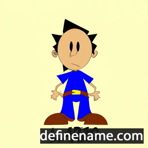 cartoon of the name Llázaro