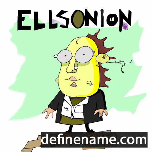 cartoon of the name Lleision