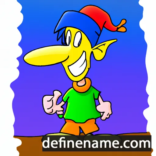 cartoon of the name Llicio