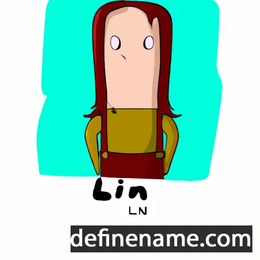 cartoon of the name Llin