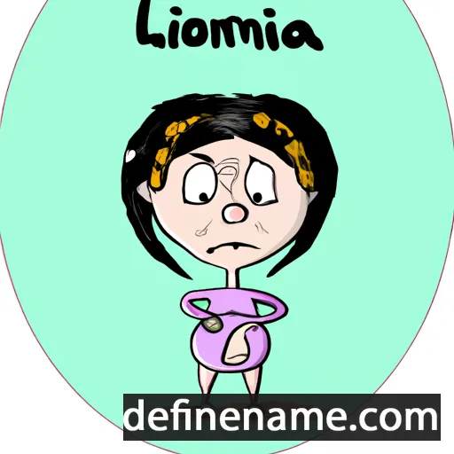 cartoon of the name Lloimincia