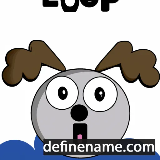 cartoon of the name Llop