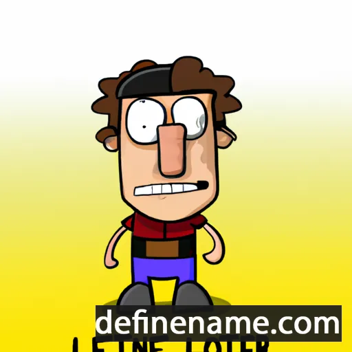 cartoon of the name Llorente