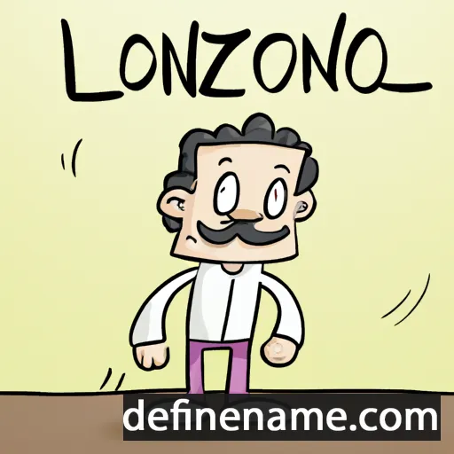 Llorenzo cartoon