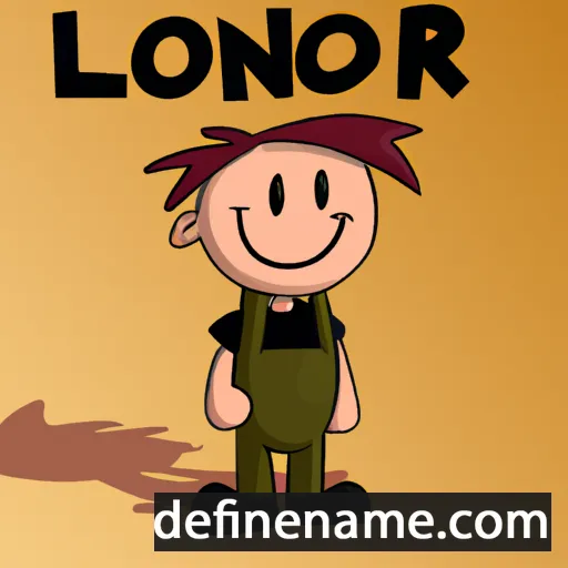 cartoon of the name Lórens