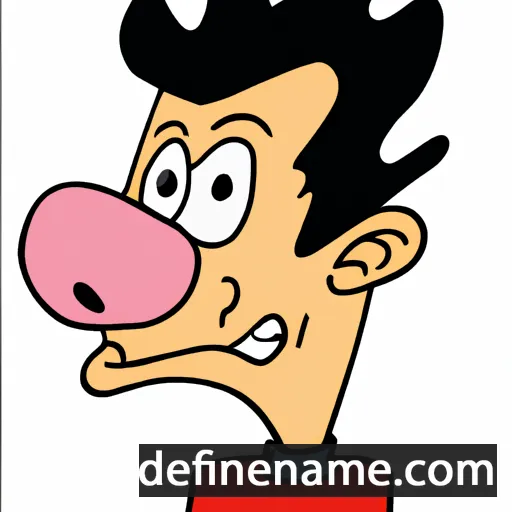 cartoon of the name Lórenz