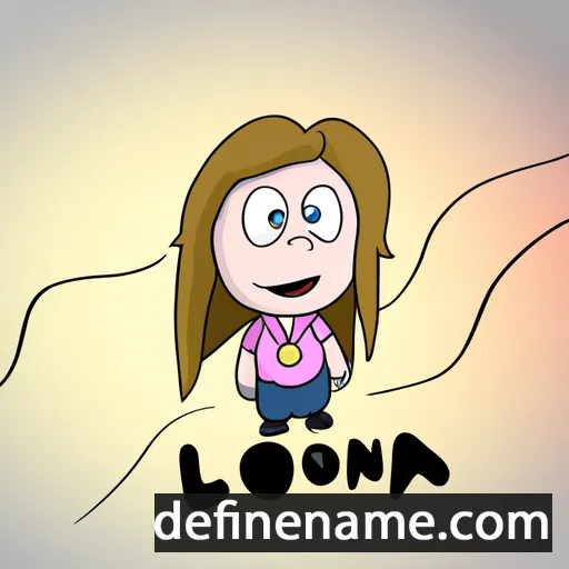 cartoon of the name Lönna