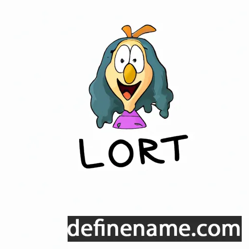 Lôrît cartoon