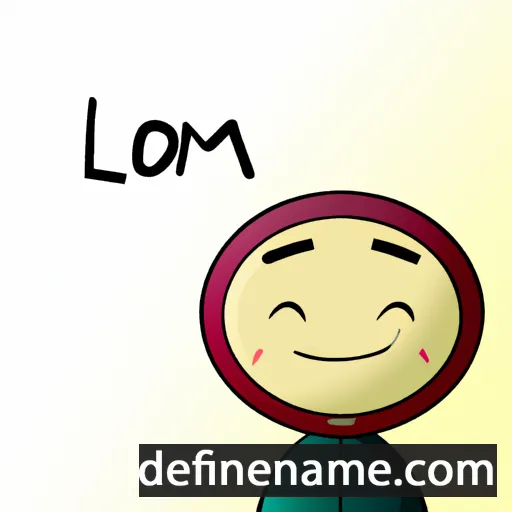 cartoon of the name Loami