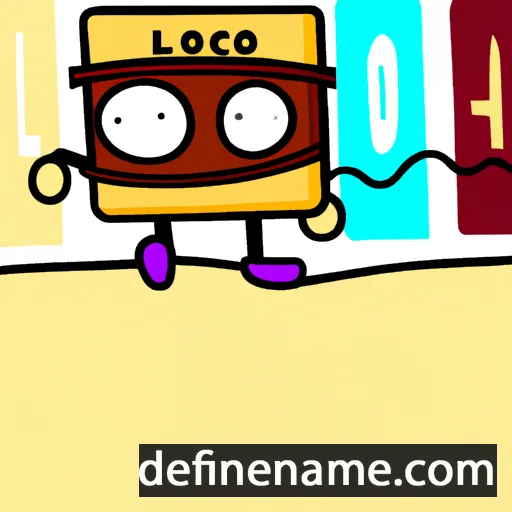 cartoon of the name Locadio