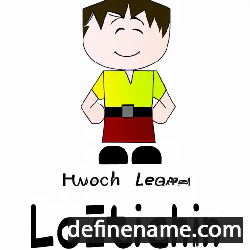 cartoon of the name Lochlin