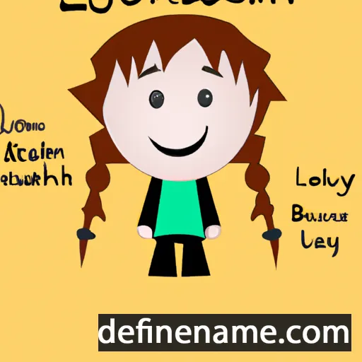 cartoon of the name Lochlyn