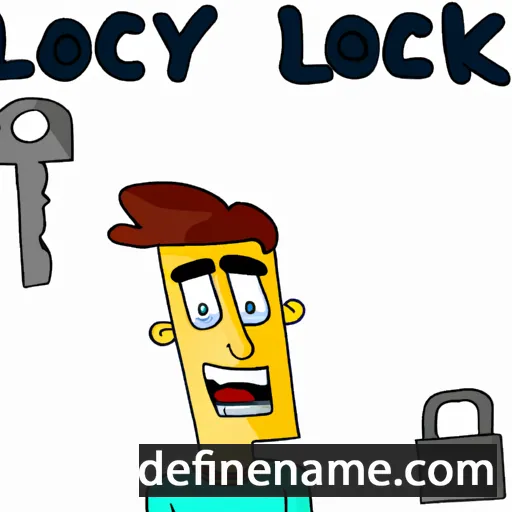 cartoon of the name Lockey