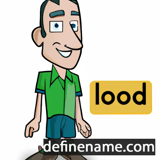 cartoon of the name Loden