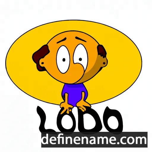 cartoon of the name Lodo