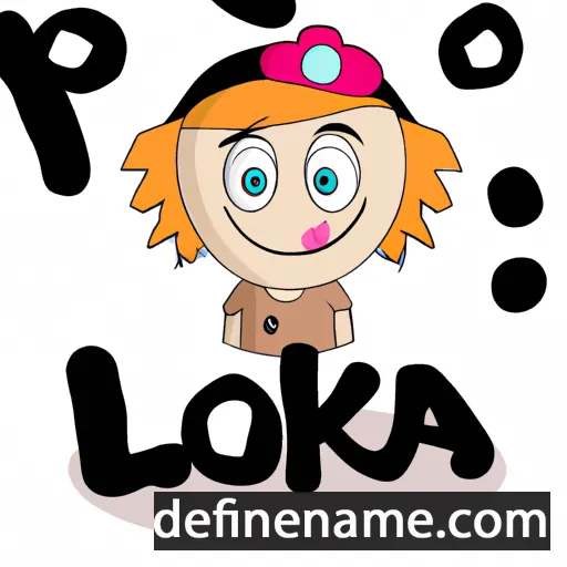 Loeka cartoon