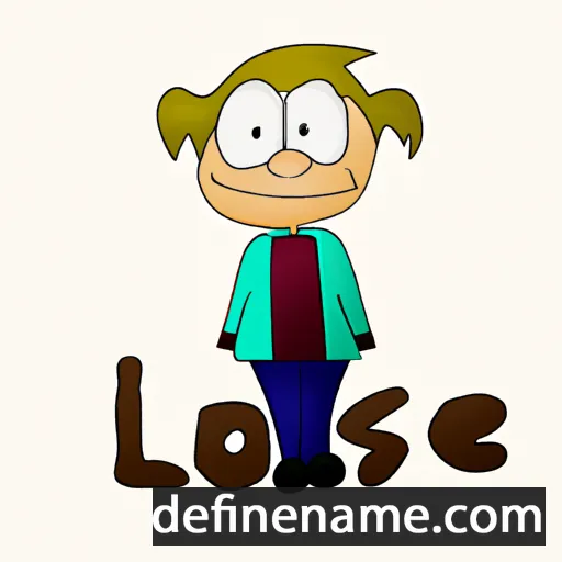 cartoon of the name Loeske