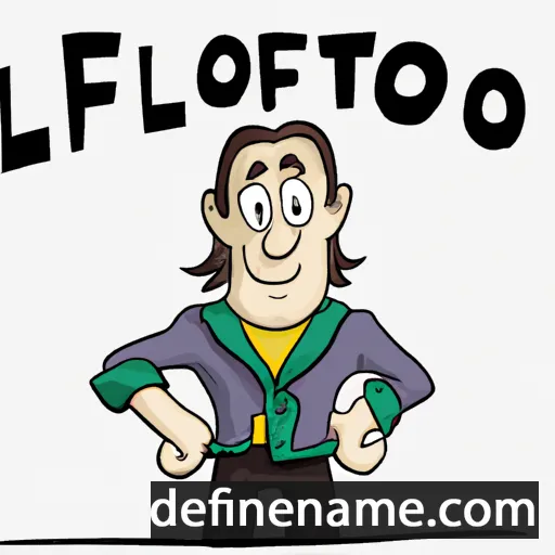 cartoon of the name Loffredo