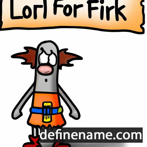 cartoon of the name Lofríkr