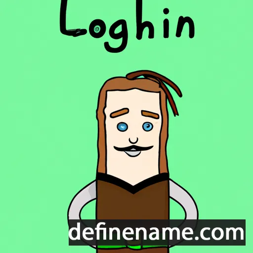 cartoon of the name Loghlin