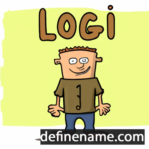 cartoon of the name Logi