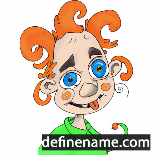 cartoon of the name Lohanne