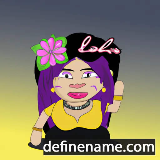 cartoon of the name Lohla