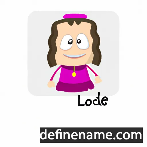 cartoon of the name Loide