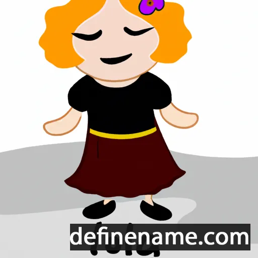 cartoon of the name Loila