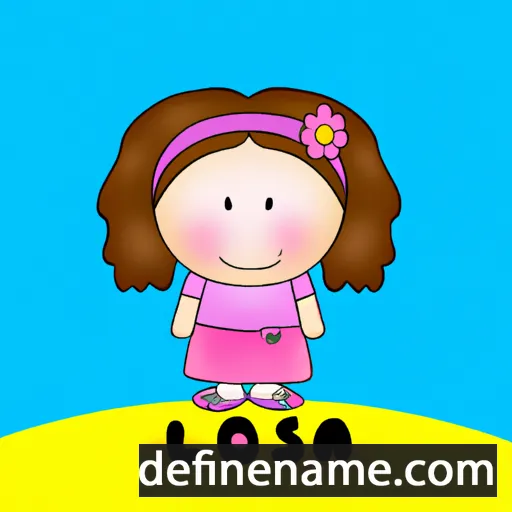 cartoon of the name Loisa