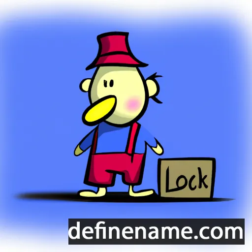 cartoon of the name Lojzek