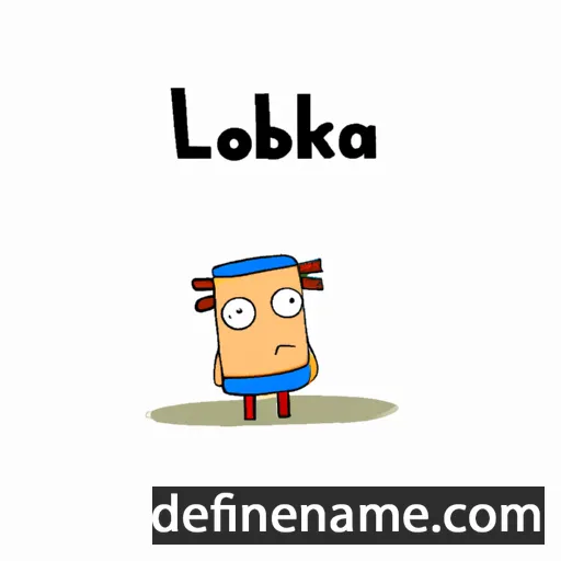 cartoon of the name Lokbrá