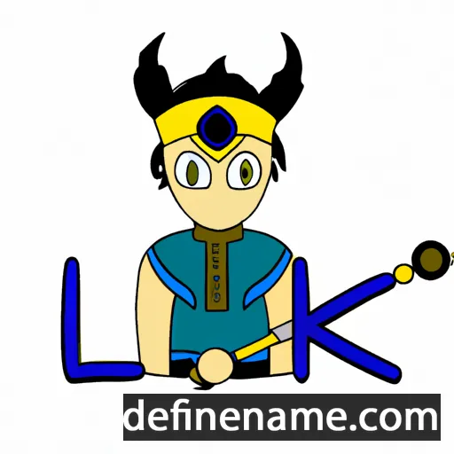 cartoon of the name Loki