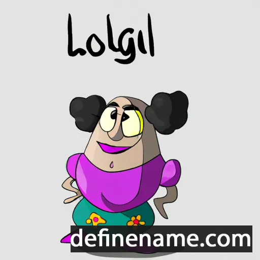 cartoon of the name Lolagul