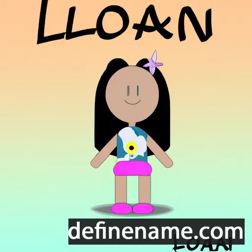 cartoon of the name Lolani