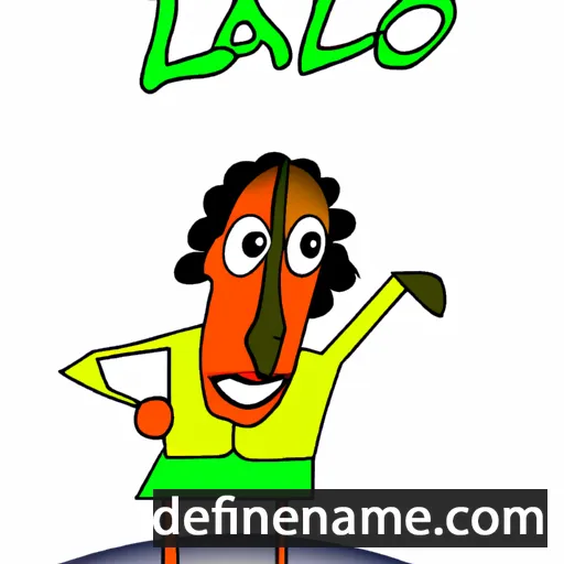 cartoon of the name Lolaniso