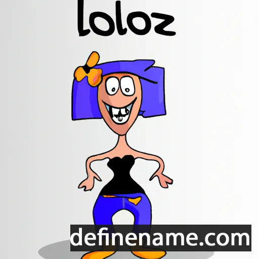 cartoon of the name Lolazor