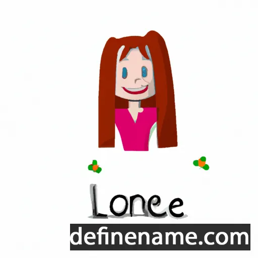 cartoon of the name Lolene