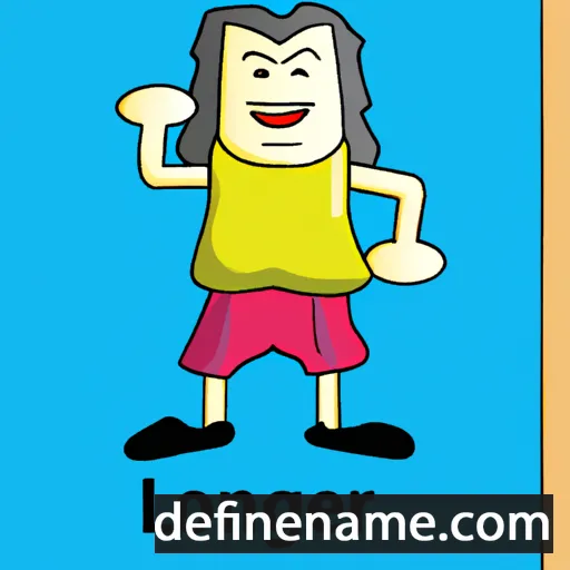 cartoon of the name Loleng