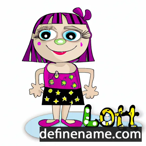 cartoon of the name Lolit