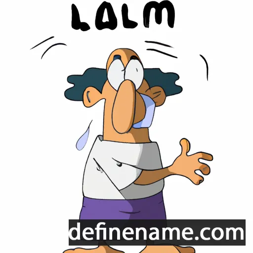 cartoon of the name Lom-Ali