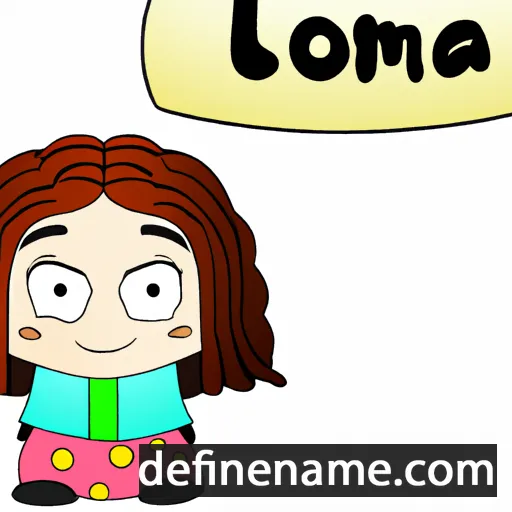 Loma cartoon