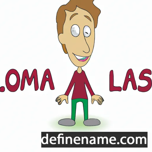 cartoon of the name Lomas