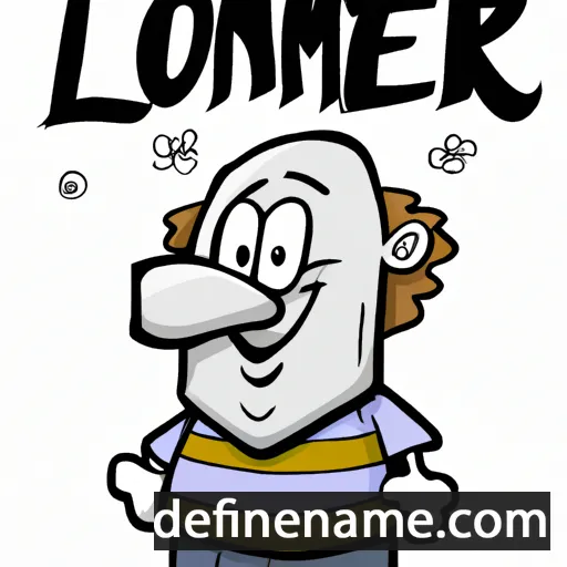 cartoon of the name Lomer