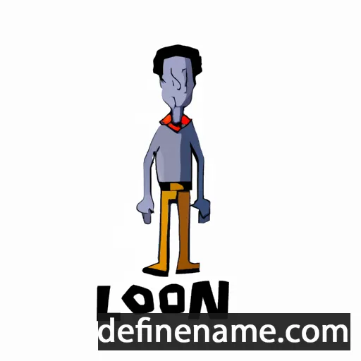 cartoon of the name Lonal