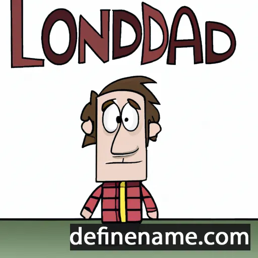 cartoon of the name Lonald